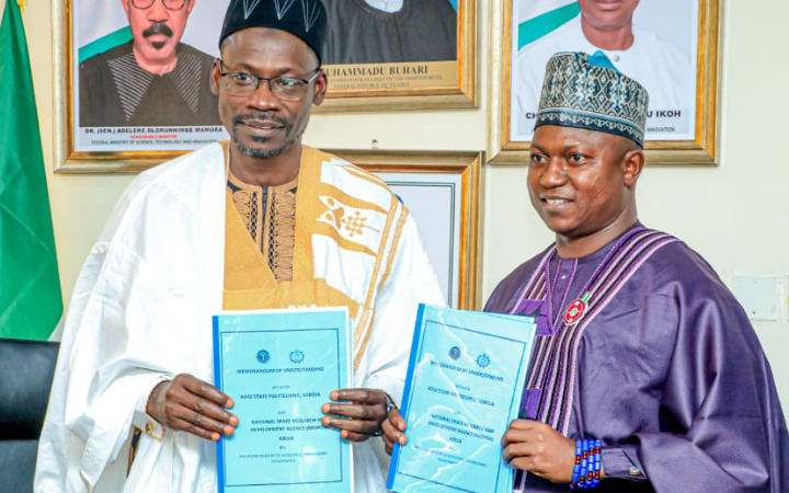KOGI POLY SIGNS MoU WITH NATIONAL SPACE RESEARCH AND DEVELOPMENT AGENCY (NASRDA) TO BOOST AEROSPACE ENGINEERING TECHNOLOGY